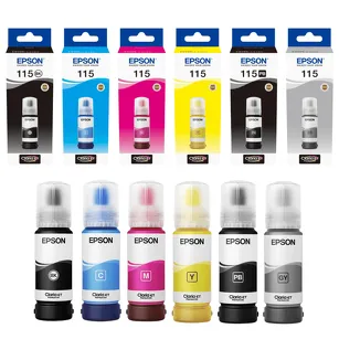 Epson tusz 115 T07C T07D 6-pak oryginalny cyan / magenta / yellow / black / photo black / grey