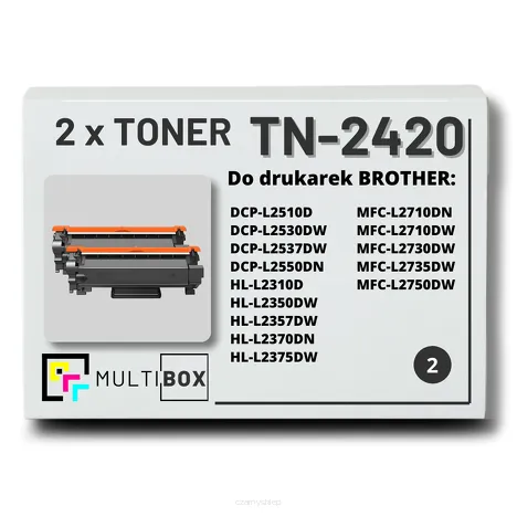 Toner do BROTHER TN-2420 2-pak Multibox zamiennik