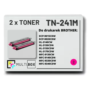 Toner do BROTHER TN241M 2-pak Magenta Multibox zamiennik