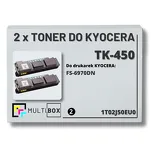 2-PAK Multibox Toner do KYOCERA TK450 1T02J50EU0 FS6970 2x15.0K zamiennik - 2