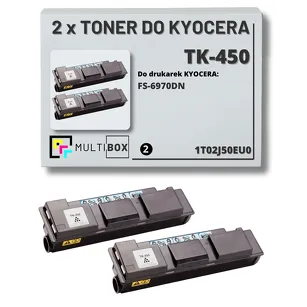 2-PAK Multibox Toner do KYOCERA TK450 1T02J50EU0 FS6970 2x15.0K zamiennik