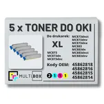 5-PAK Multibox Toner do OKI MC873 MC883 XL black/cyan/magenta/yellow zamiennik - 2