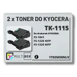 2-PAK Multibox Toner do KYOCERA TK1115 1T02M50NLV FS1041 FS1220 FS1320 2x1.6K zamiennik - 2