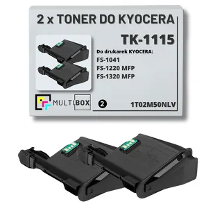 2-pak Toner do KYOCERA TK-1115 1T02M50NLV FS1041 FS1220 FS1320 2x1.6K Multibox zamiennik