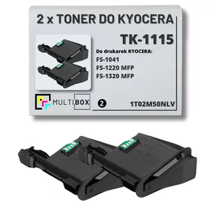 2-pak Toner do KYOCERA TK1115 1T02M50NLV FS1041 FS1220 FS1320 2x1.6K Multibox zamiennik