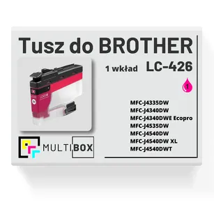 Tusz do BROTHER LC-426M magenta zamiennik Multibox