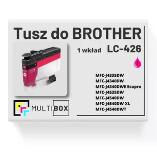 Tusz do BROTHER LC426M magenta zamiennik Multibox