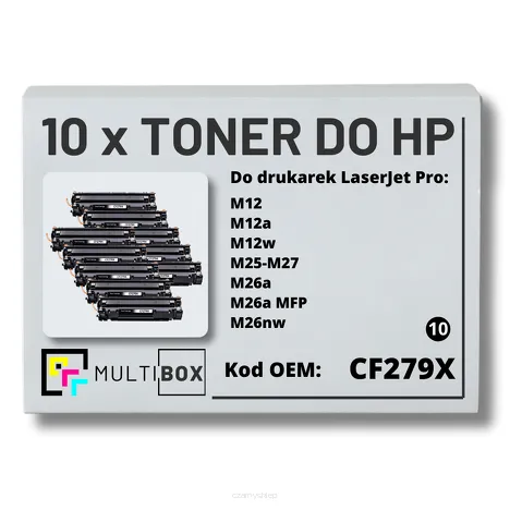 10-PAK Multibox Toner do HP CF279X 79X M12 M26 zamiennik