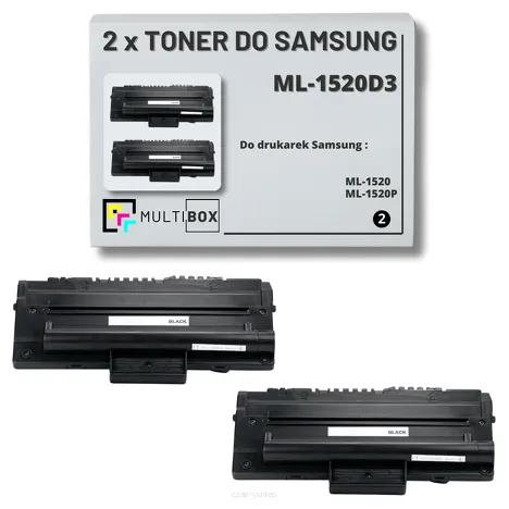 2-PAK Multibox Toner do SAMSUNG ML1520 ML1520D3 3K Zamiennik