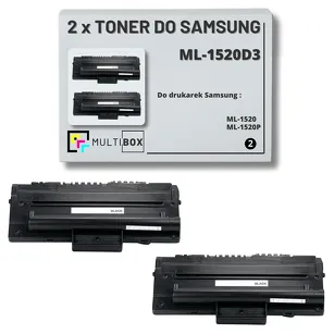 2-PAK Multibox Toner do SAMSUNG ML1520 ML1520D3 3K Zamiennik