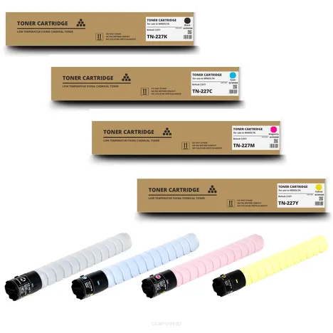 4 X Toner do MINOLTA TN227 CMYK Bizhub C257i Zamiennik