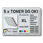 5-PAK Multibox Toner do OKI C834 C844 XL black/cyan/magenta/yellow zamiennik - 2