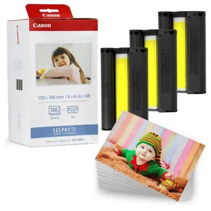 Canon oryginalny tusz + papier KP108IN KP36IN 3115B001 zestaw