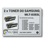 2-PAK Multibox Toner do SAMSUNG M3820 M4020 MLTD203L SU897A 5K Zamiennik - 2