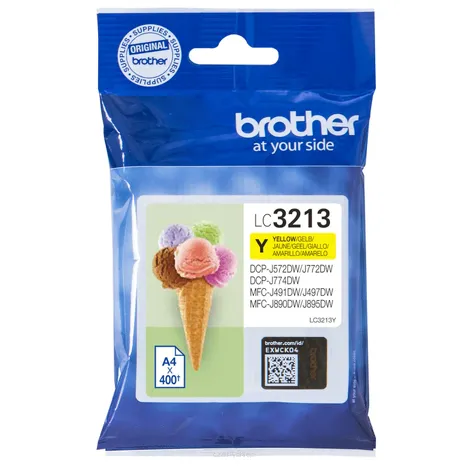BROTHER tusz LC3213Y oryginalny yellow 400 stron