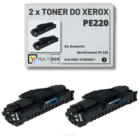 2-PAK Multibox Toner do XEROX PE220 013R00621 3K zamiennik