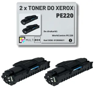 2-PAK Multibox Toner do XEROX PE220 013R00621 3K zamiennik