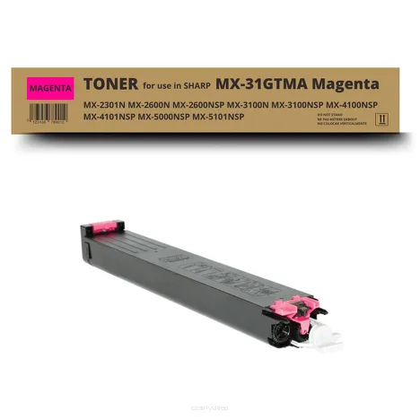 Toner do Sharp MX-31GTMA MX2600 MX3100N MX2301 Magenta zamiennik