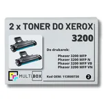 2-PAK Multibox Toner do XEROX 3200 113R00730 3K zamiennik - 2