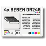 4-PAK Multibox Bęben do BROTHER DR248CL CMYK zamiennik - 2