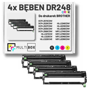 Bęben do BROTHER DR248CL 4-pak CMYK Multibox zamiennik
