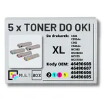 5-PAK Multibox Toner do OKI C532 MC563 XL black/cyan/magenta/yellow zamiennik - 2