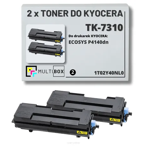 2-PAK Multibox Toner do KYOCERA TK7310 1T02Y40NL0 ECOSYS P4140dn 2x15.0K zamiennik