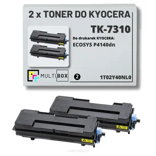 2-pak Toner do KYOCERA TK-7310 1T02Y40NL0 ECOSYS P4140dn 2x15.0K Multibox zamiennik