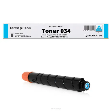 Toner do Canon 034 9453B001 iRC1225 iRC1225iF I-Sensys MF810Cdn MF820Cdn Cyan zamiennik