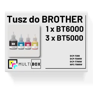 4-pak Tusz do BROTHER BT-6000 BT-5000 Multibox