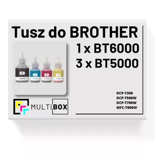 4-pak Tusz do BROTHER BT6000 BT5000 Multibox