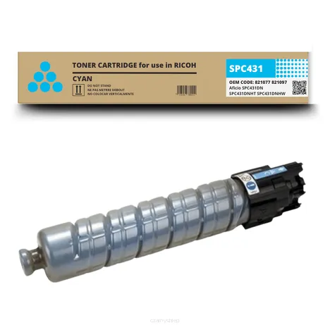 Toner do Ricoh SPC431 821077 821097 Cyan Zamiennik