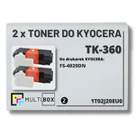 2-PAK Multibox Toner do KYOCERA TK360 1T02J20EU0 FS4020 2x20.0K zamiennik - 2