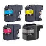BROTHER tusz LC529XLBK + LC525XL CMY oryginalny 4-pak 3 x 1300 + 2400 stron - 2