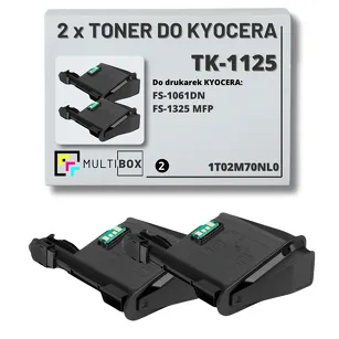 2-PAK Multibox Toner do KYOCERA TK1125 1T02M70NL0 FS1061 FS1325 2x2.1K zamiennik