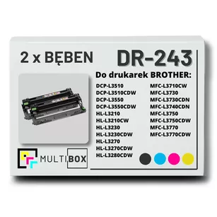 Bęben do BROTHER DR243CL 2-pak CMYK Multibox zamiennik