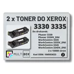 2-PAK Multibox Toner do XEROX 3330 3335 106R03623 15K zamiennik - 2