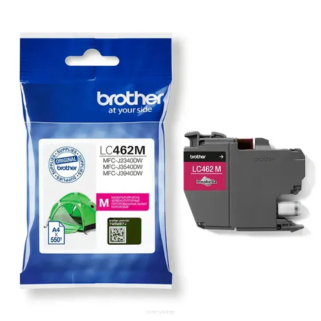 BROTHER tusz LC462M oryginalny magenta 550 stron