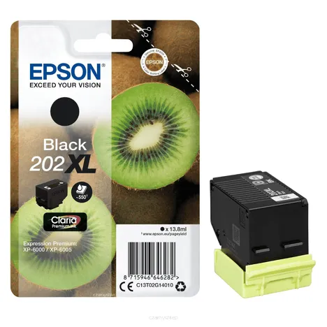 Epson tusz 202XL T02G1 C13T02G14010 oryginalny black