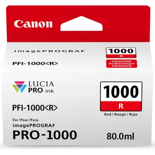 Canon Tusz PFI1000R 0554C001 oryginalny red