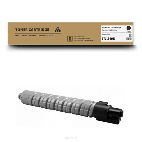 Toner do KONICA MINOLTA TN319K Bizhub C360 A11G150 Black Zamiennik
