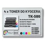 4-PAK Multibox Toner do KYOCERA TK580 FSC5150 ECOSYS P 6021 3.5K/3x2,8K CMYK zamiennik - 2