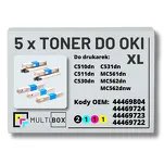 5-PAK Multibox Toner do OKI C510 C511 MC562 XL black/cyan/magenta/yellow zamiennik - 2