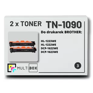 Toner do BROTHER TN1090 2-pak Multibox zamiennik