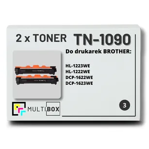 2-PAK Multibox Toner do BROTHER TN1090 zamiennik