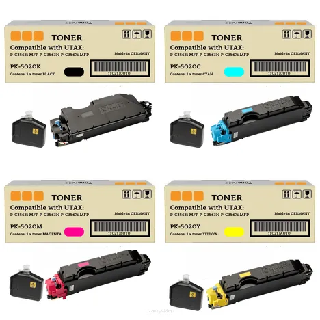4-PAK Zamiennik Toner do UTAX PK5020 CMYK 7.0K/3x5.0K