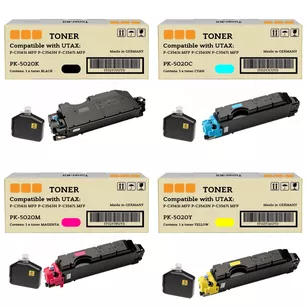 4 x Toner do UTAX PK5020 CMYK zamiennik 7.0K/3x5.0K