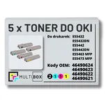 5-PAK Multibox Toner do OKI ES5432 ES5463 black/cyan/magenta/yellow zamiennik - 2