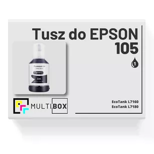 Tusz do EPSON 105 T00Q1 C13T00Q140 black zamiennik Multibox