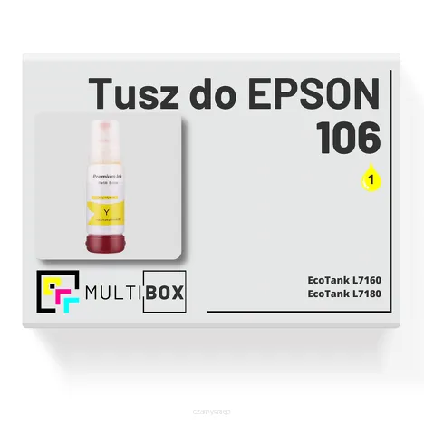 Tusz do EPSON 106 T00R4 C13T00R440 yellow zamiennik Multibox